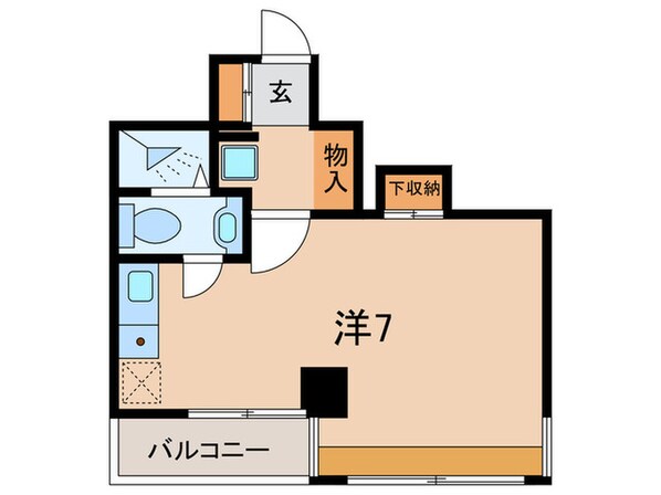 ファインズコート北新宿の物件間取画像